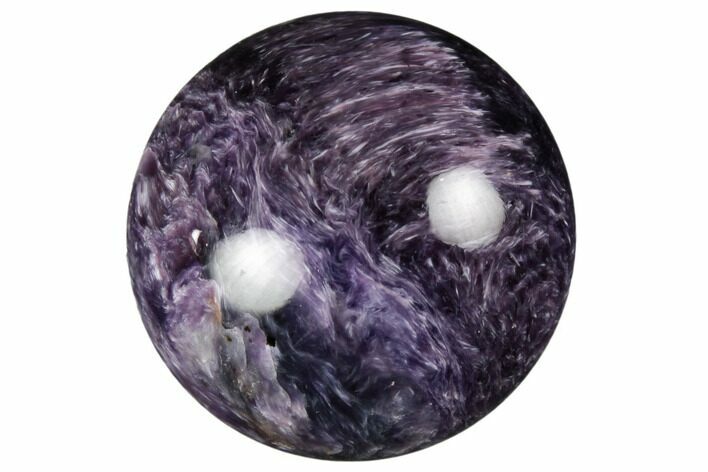 Polished Purple Charoite Sphere - Siberia #192752